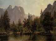 Albert Bierstadt, Cathedral Rocks, Yosemite Valley